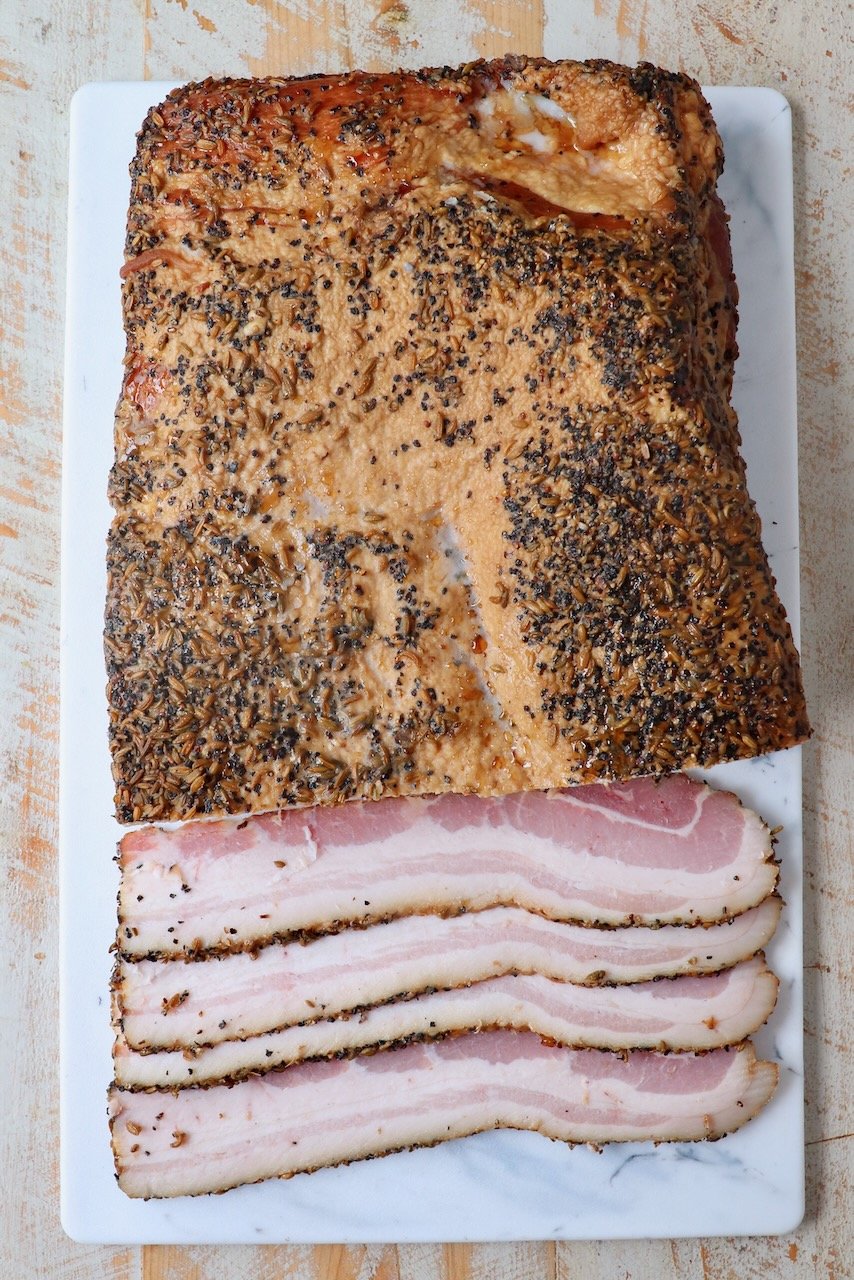 Maple-Pepper Smoked Bacon